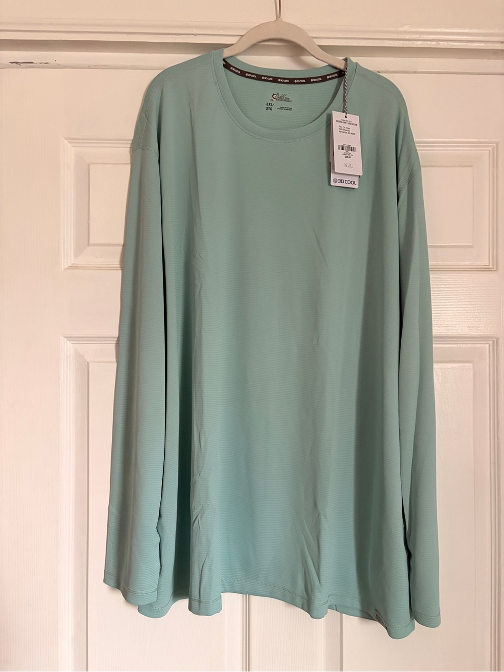 Bass Pro Shops Light Aqua Performance Long-Sleeve Crew Shirt